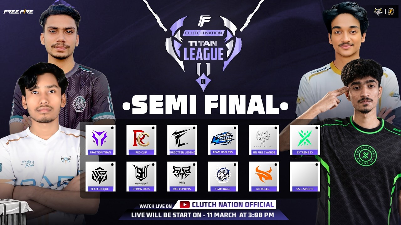 [🔴LIVE] SEMI FINAL |  CNTL S1 |  | Ft.@Flickerz7 @EXE-KaziEX ​