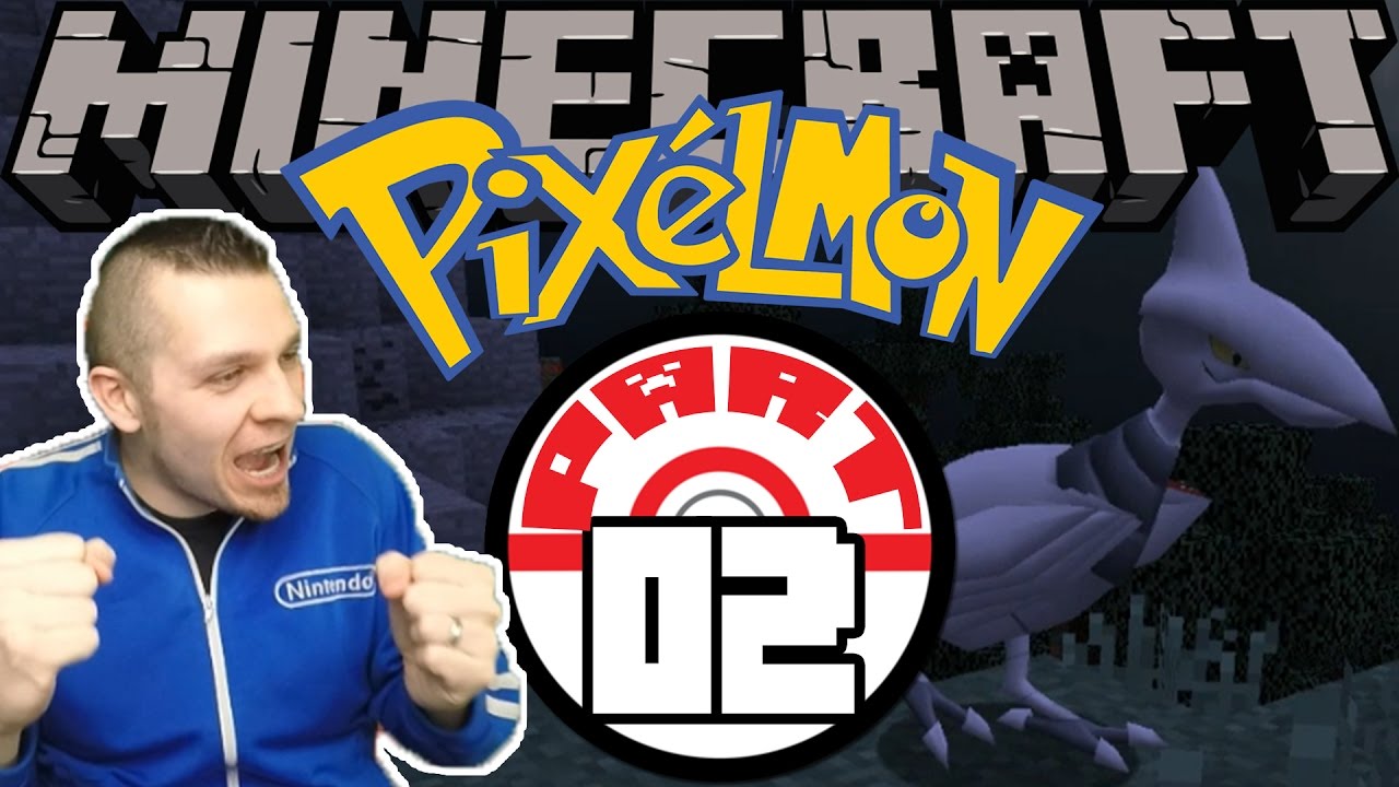Minecraft Pixelmon - Part 2 | A WILD SKARMORY APPEARS!