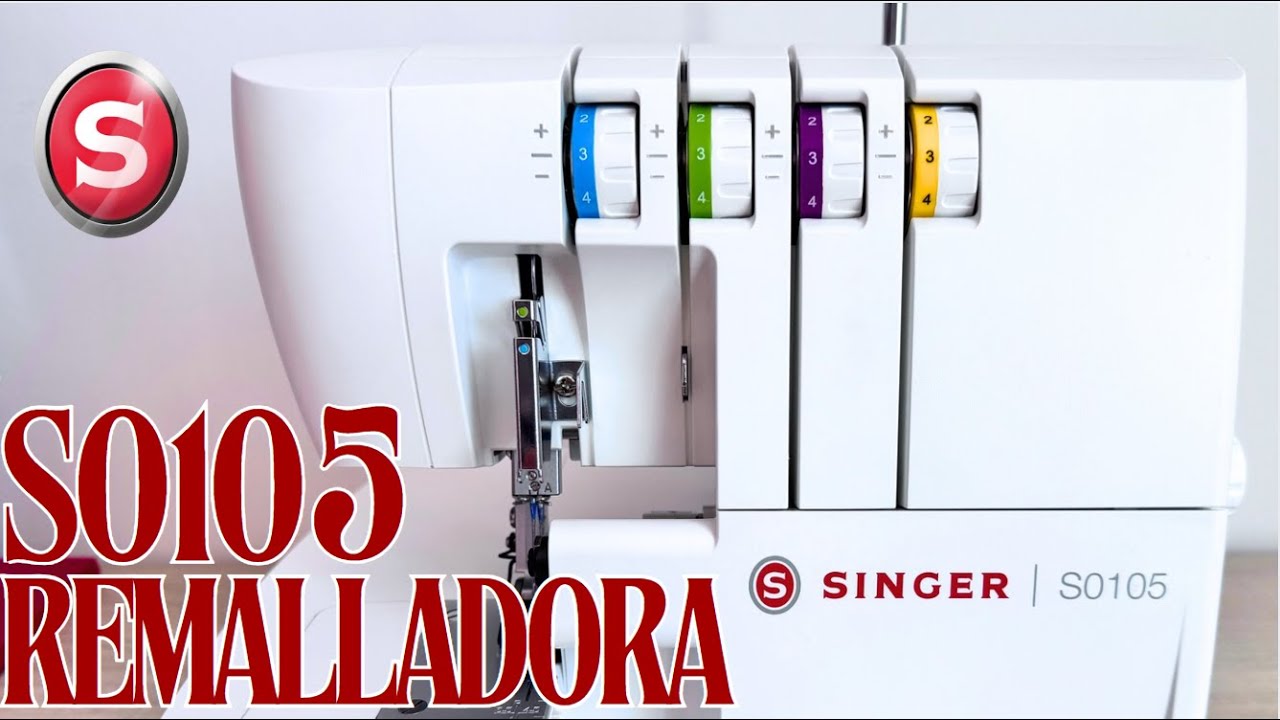 Remalladora/Overlock Familiar S0105 SINGER | Características y Funciones