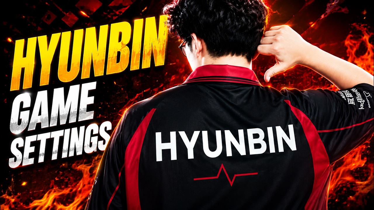 HYUNBIN BEST SETTINGS 2026 🔥 Sensitivity + HUD + Kill Highlights | PUBG MOBILE