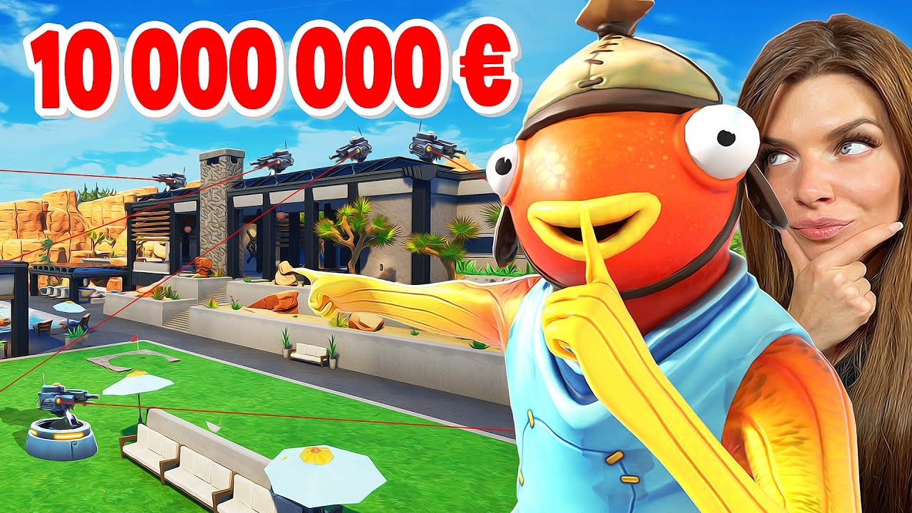 J'offre une VILLA TRÈS SECURISÉE à la YOUTUBEUSE AMOUREUSE pour se protéger de PRINCESSE POISCAILLE!