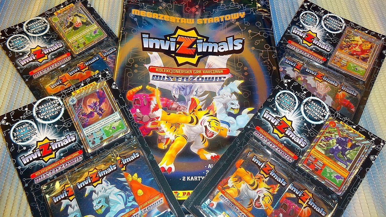 Invizimals: Champions Panini TCG Mega Starterpack 5 x Blisterpack + Limited Edition Cards Collection