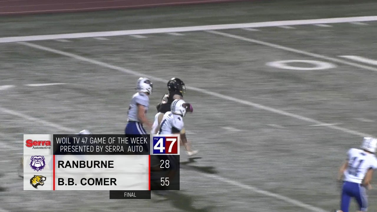 Ranburne vs. B.B. Comer Football Highlights 09/17/2021