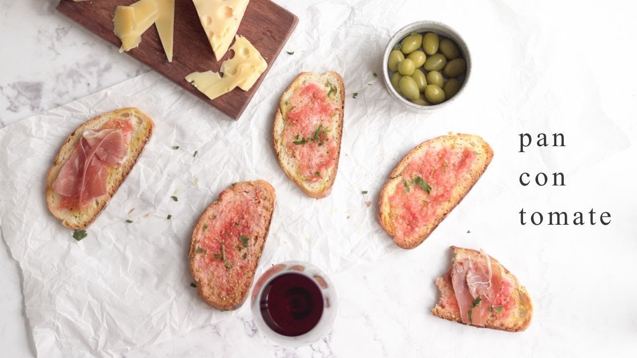 Pan Con Tomate  (Pão com Tomate Espanhol) | Receitas pelo Mundo