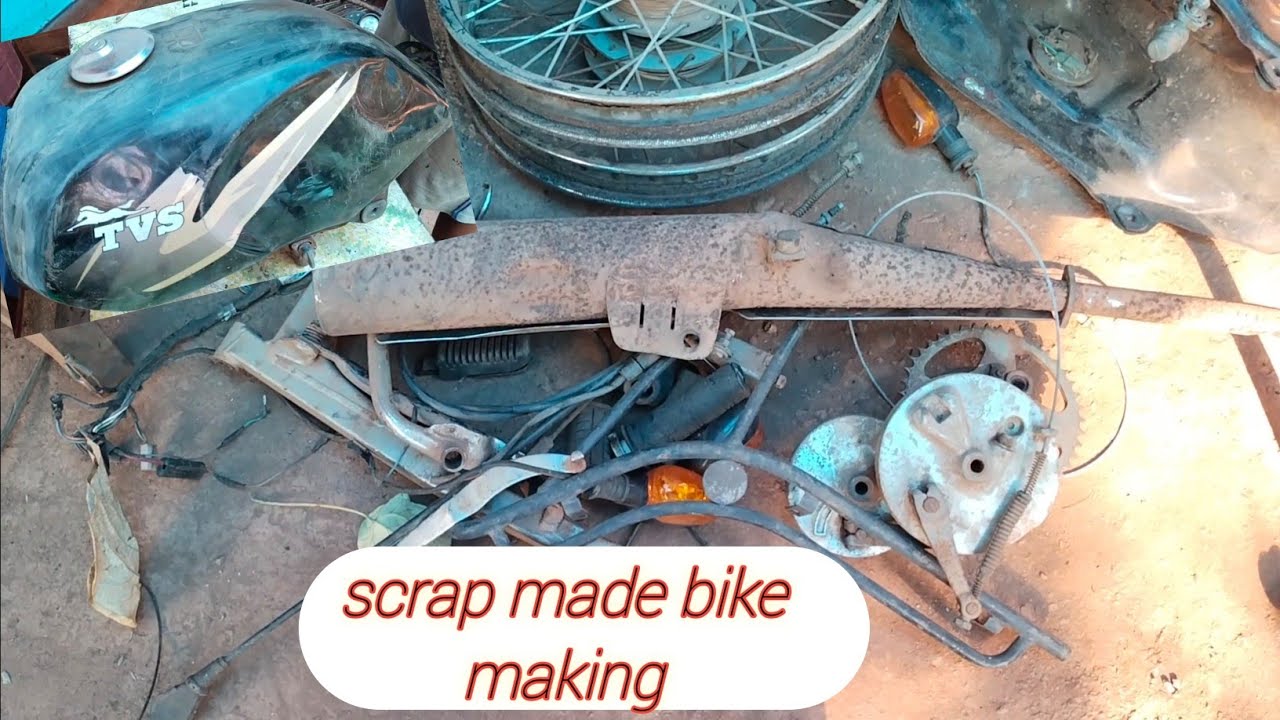 tvs victor modified bike tvs victor upgraded from scraps/part 2