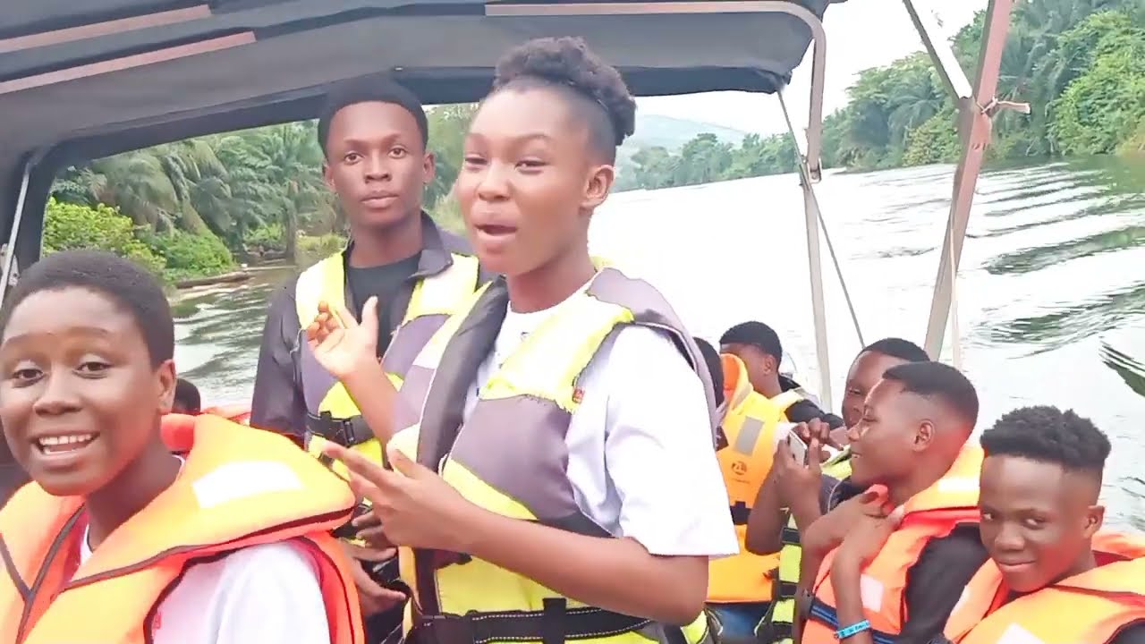 My Educational Tour, Cruising On The Volta Lake Of Ghana With My Children