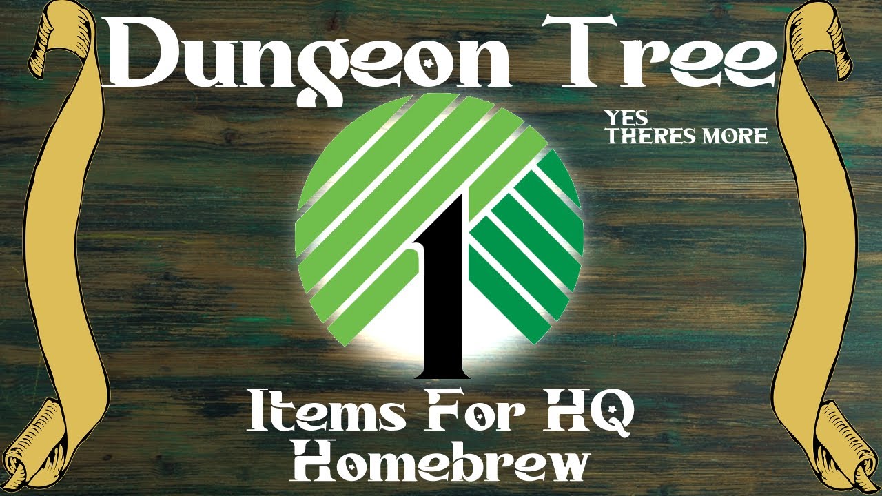 7 MORE AGAIN Random DUNGEON TREE Homebrew Products for HeroQuest