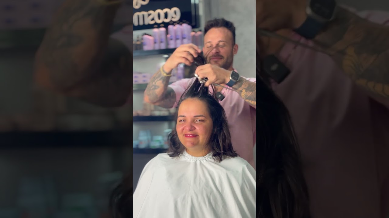 Transforma&ccedil;&atilde;o impressionante! 😱✂️ #cortefeminino #hair