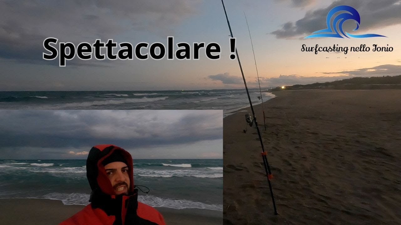 Surfcasting 2023 con un finale inaspettato ! Fase montante con spiegazione.Surfcasting nello ionio