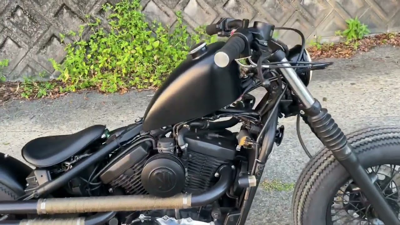 カワサキバルカン400クラシックカスタムボバースタイル(