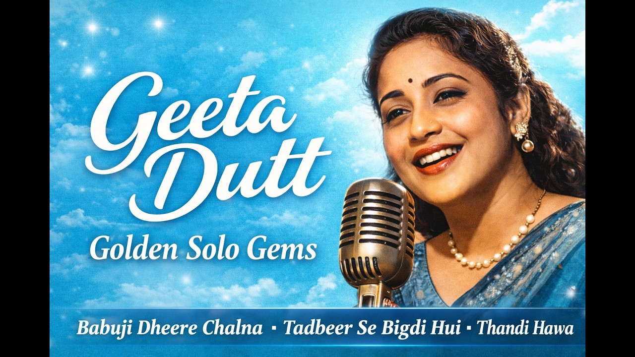 The Magic of Geeta Dutt ❤️ Evergreen Bollywood Classics | Vintage Hindi Songs Collection