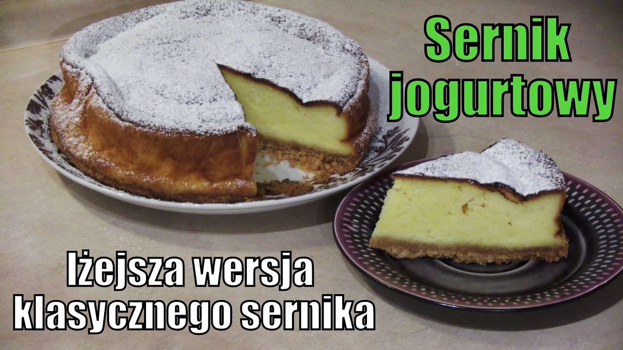 Sernik jogurtowy - lżejsza wersja klasycznego sernika