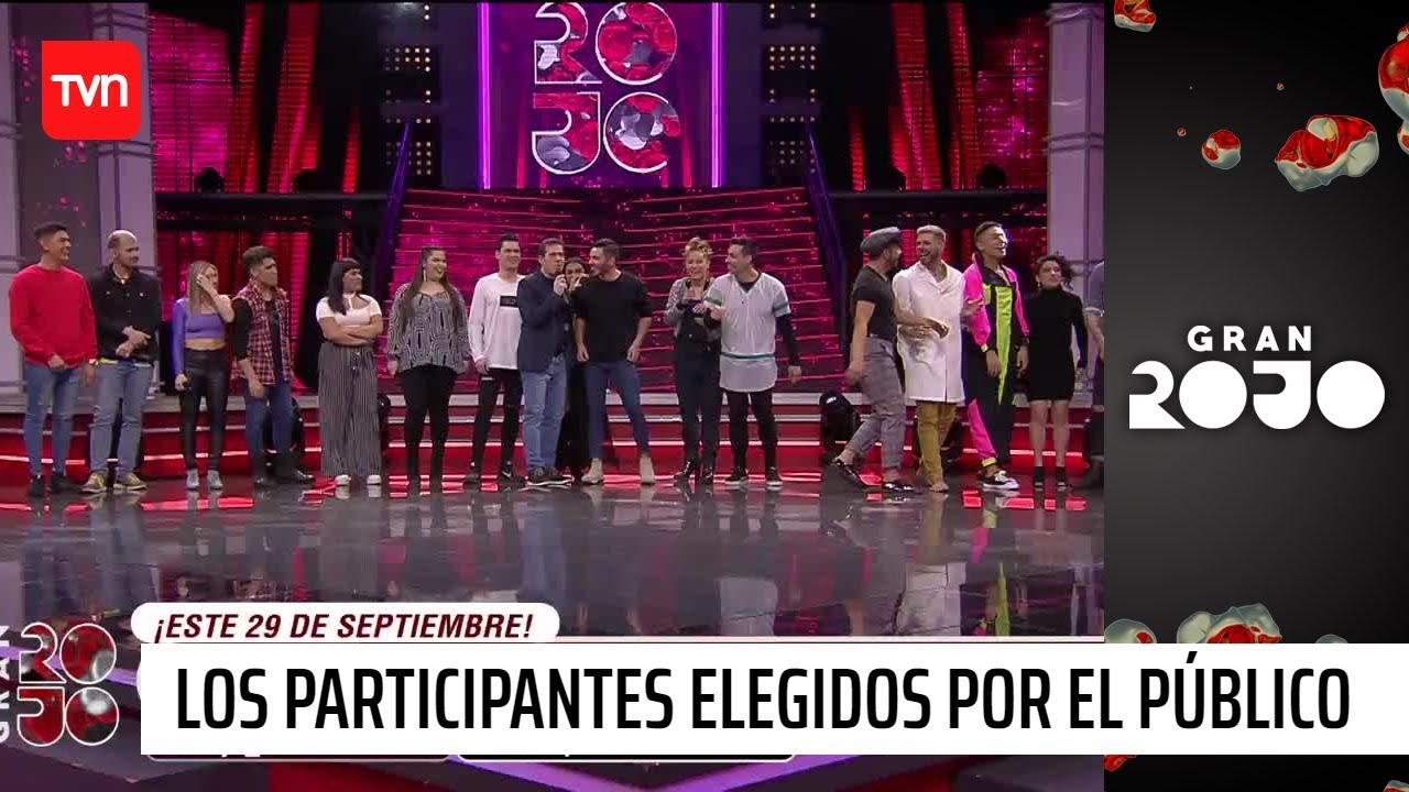 #RojoTVN - Los participantes elegidos por el p&uacute;blico para Rojo en Concierto