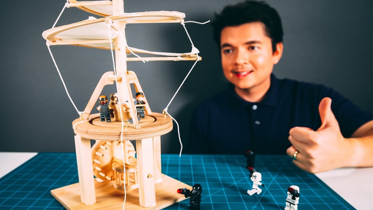 Leonardo da Vinci's Helicopter Fly? [Model Build]