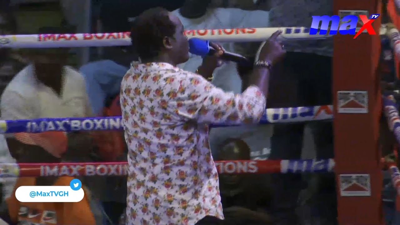 Watch the electrifying performance by musician Adotey Tetor  | Fight Night 4 | Bukom Boxing Arena