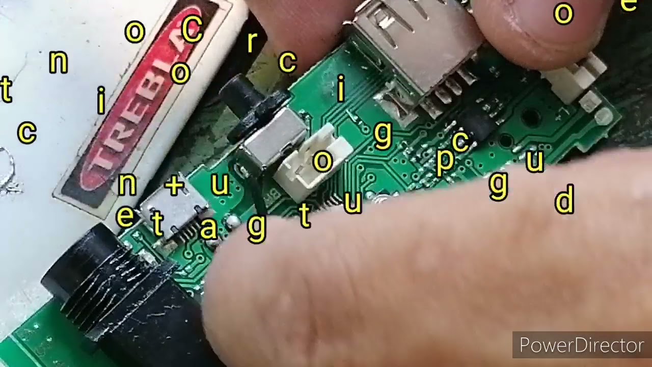 KTS-1080 bluetooth speaker not charging fixing solution using Tp4056