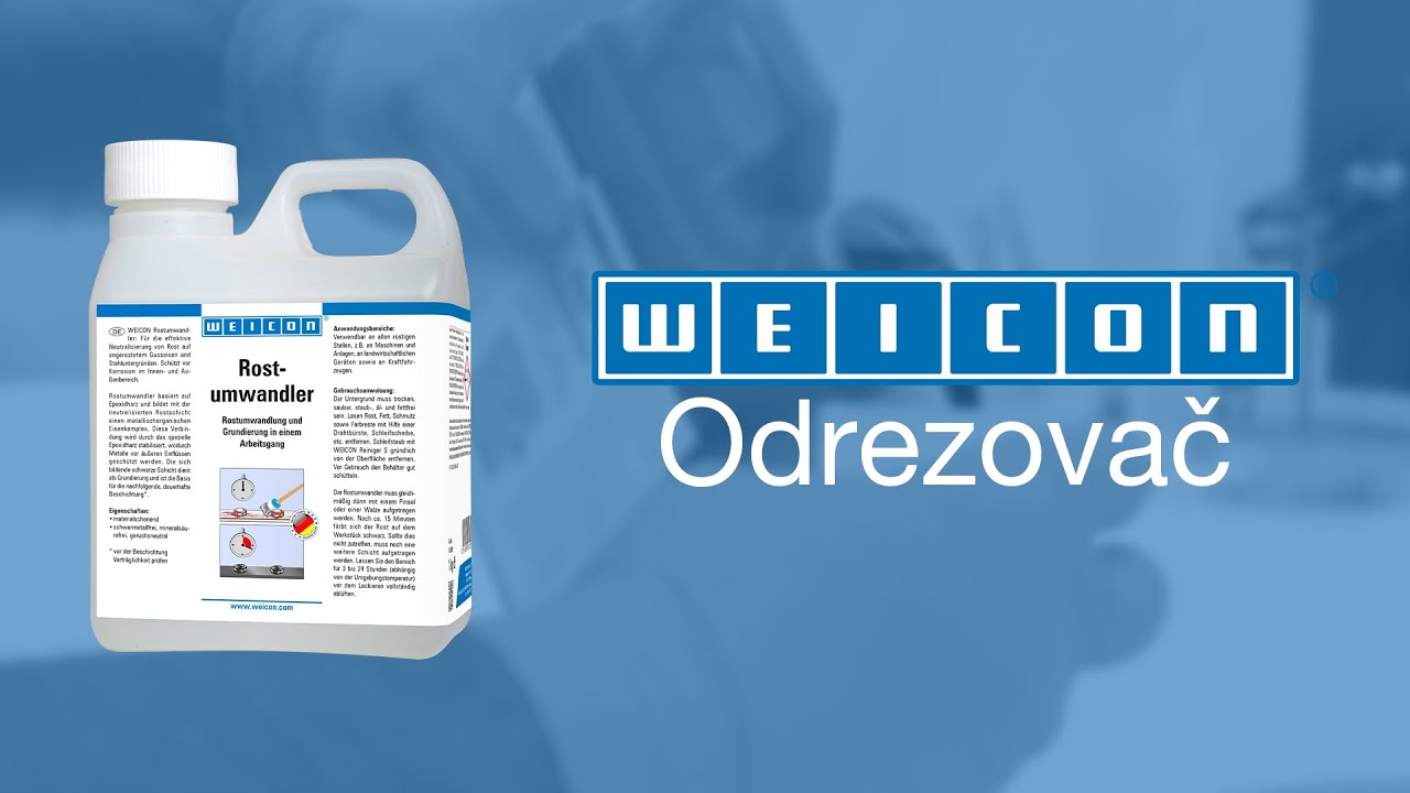 Neutralizace a odstraněn&iacute; rzi | Efekt před a po odstraněn&iacute; rzi | WEICON Odrezovač