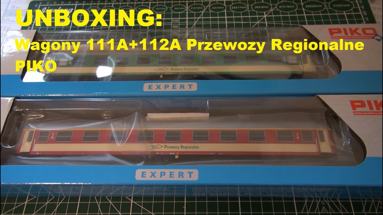 UNBOXING: Wagony 111A+112A Przewozy Regionalne PIKO