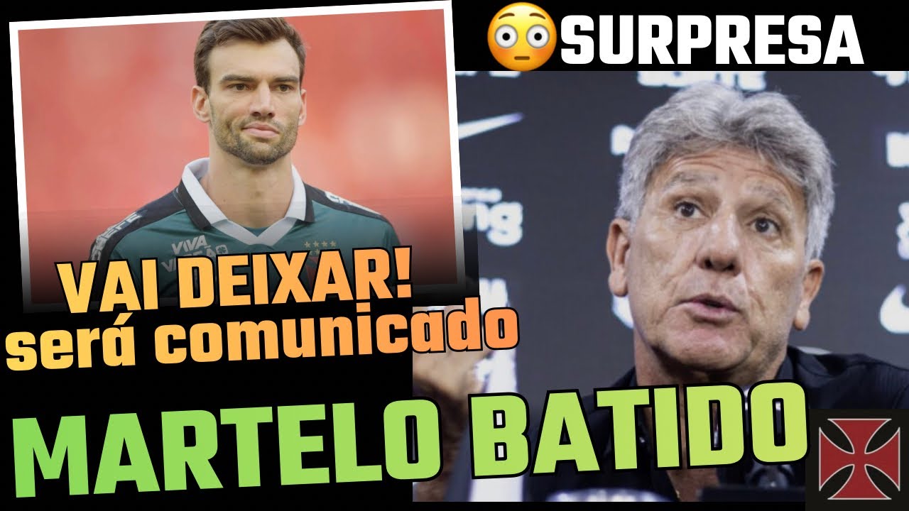 RENATO COMEÇA A MUDAR O VASCO!