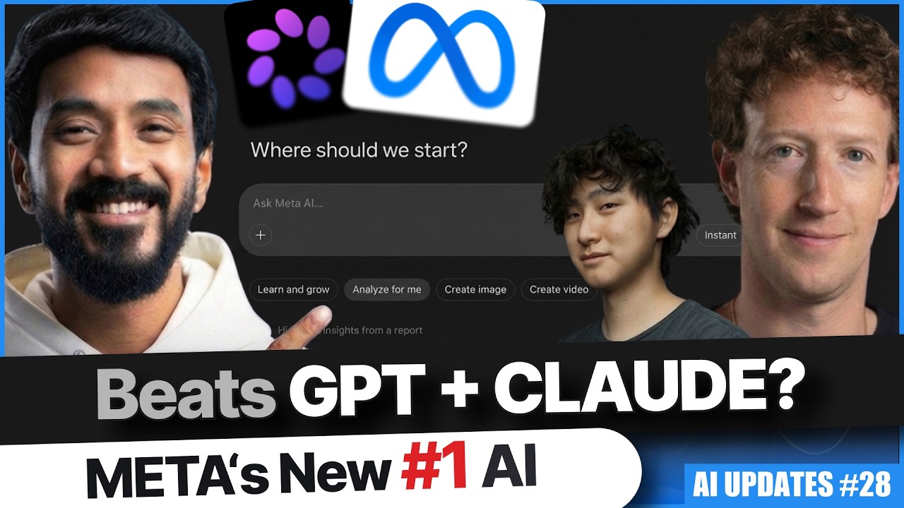 Zuckerberg Finally Built An AI That Beats Claude And GPT (+12 AI Updates)