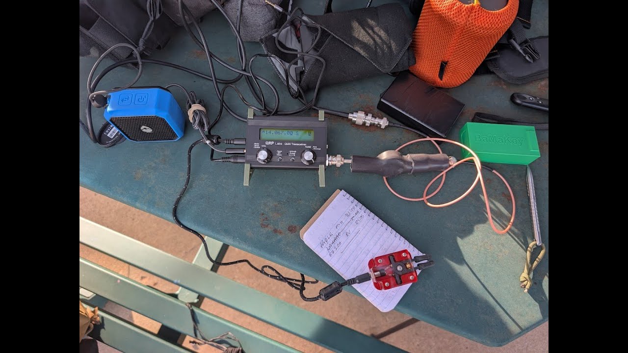 Windy Park Activation, Field Coffee and DX with the repaired QMX