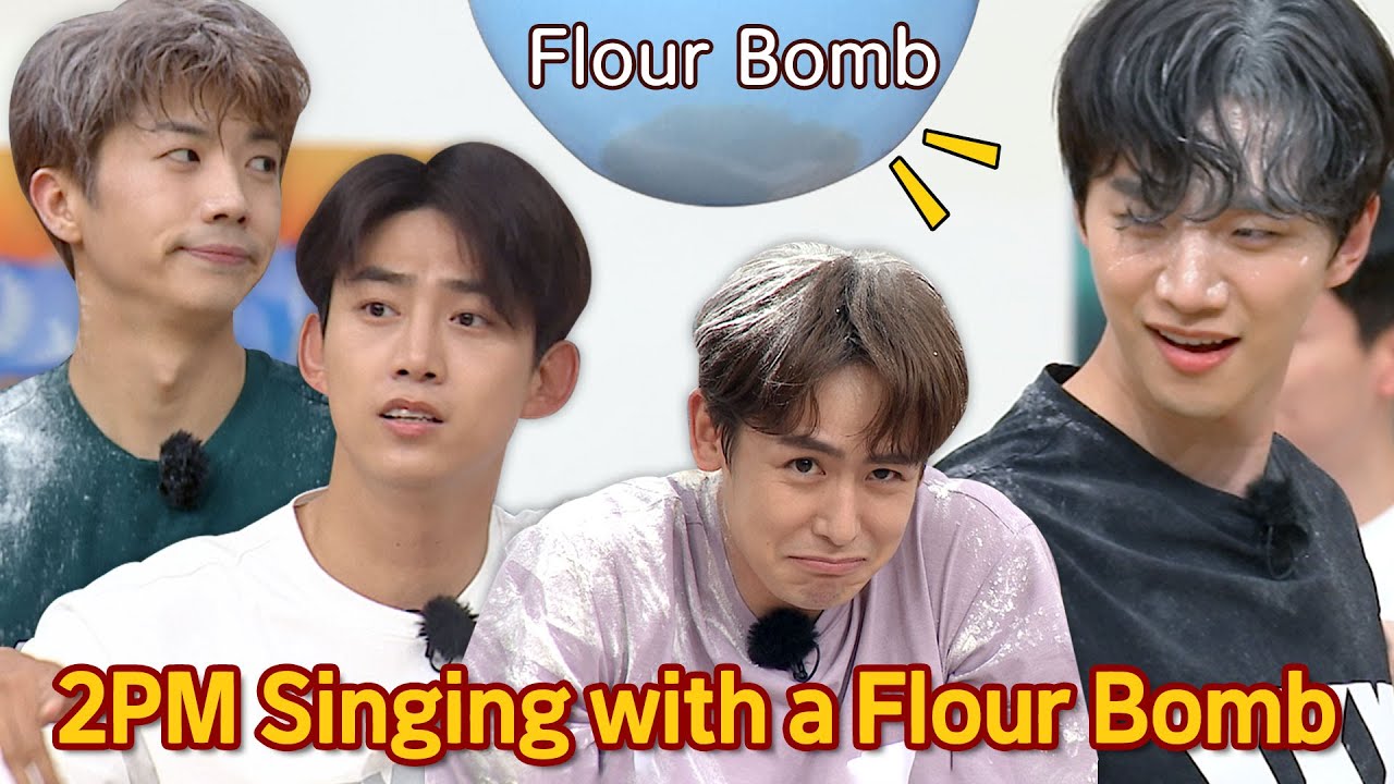 2PM is Singing with a Flour Bomb!💣