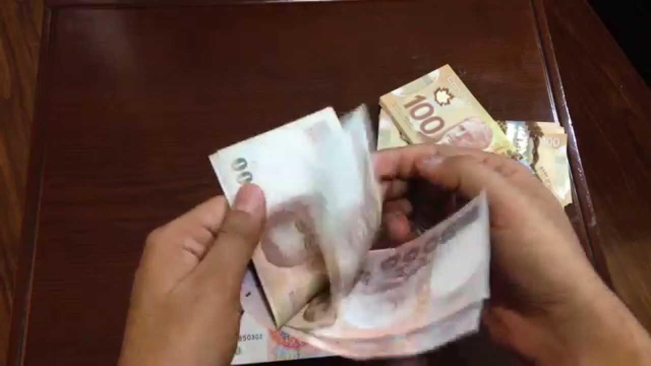 How to Count Money Fast CAD $ RMB &yen; THB ฿