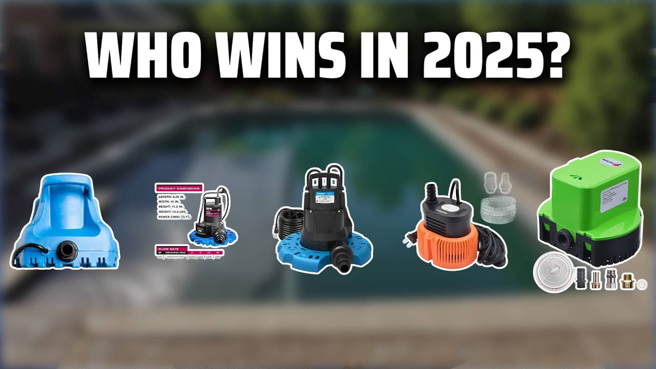 The Top 5 Best Pool Cover Pump in 2025 - Must Watch Before Buying!