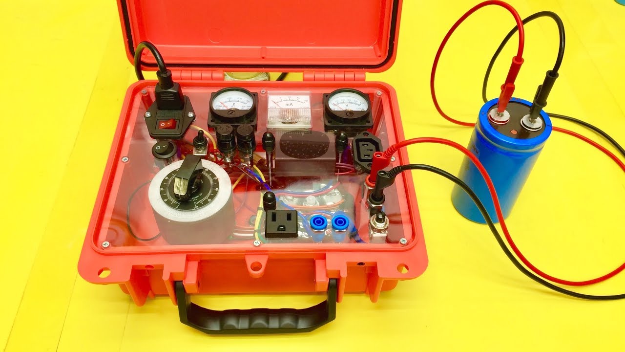 Elevator Tools: Reforming Capacitors  [450vdc] Portable Variable Voltage Power Supply [KTFG 362g]