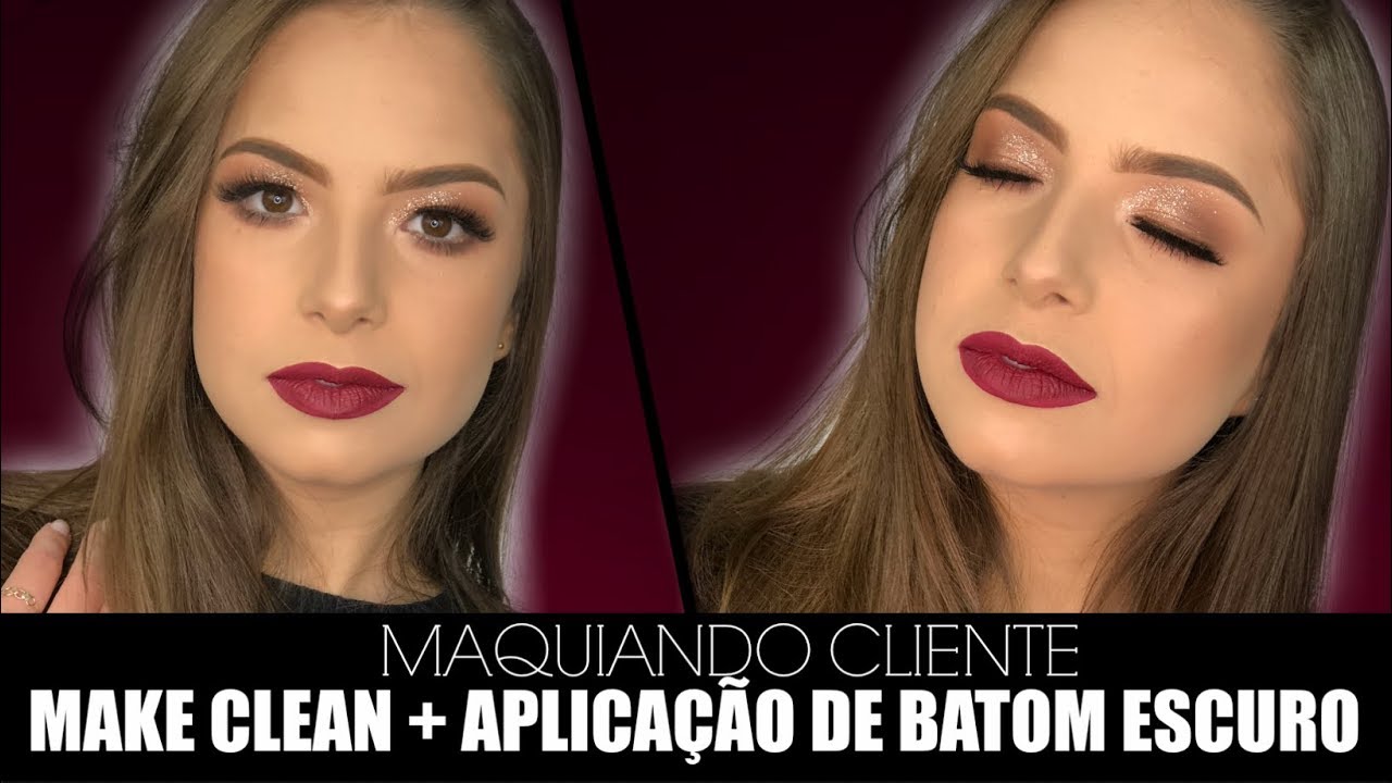 MAQUIANDO CLIENTE OLHO GORDINHO + APLICAÇÃO DE BATOM | Amanda Pastore