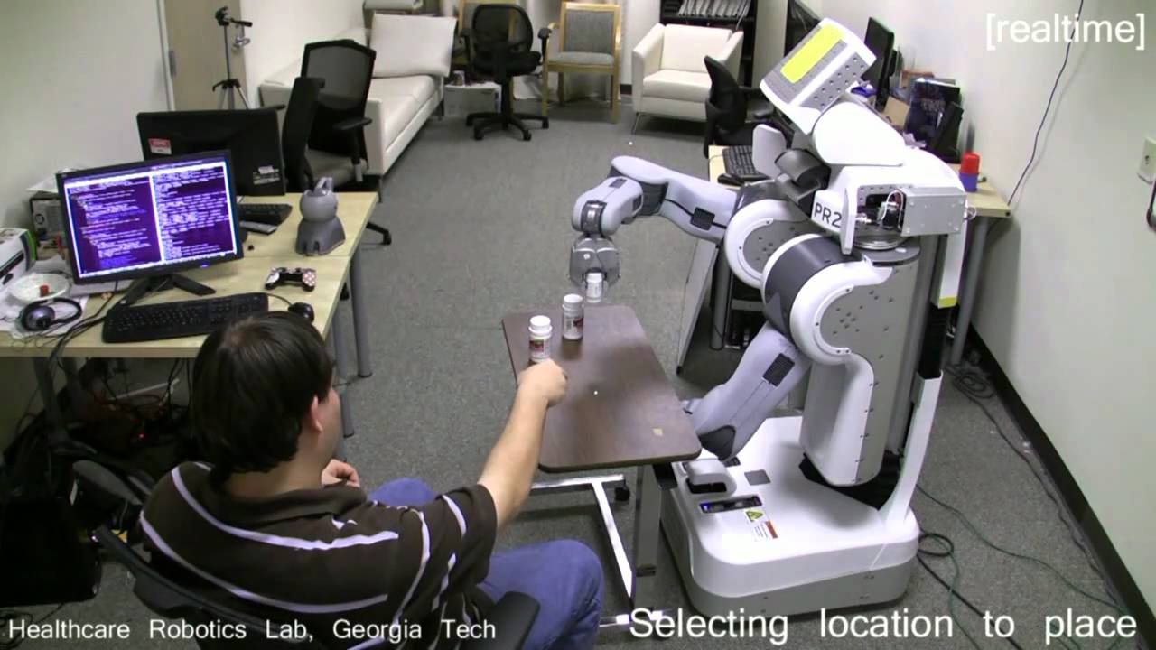 Laser Guided Tabletop Manipulation