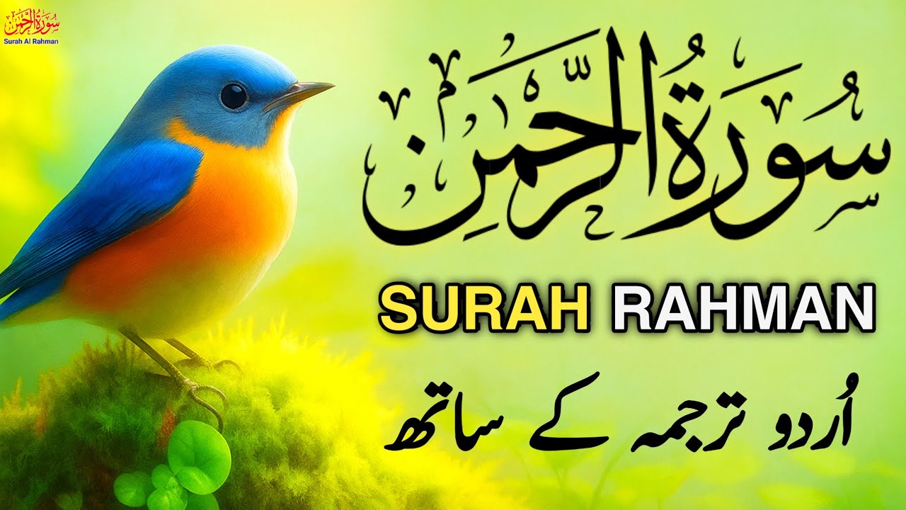 Surah Ar-Rahman with Urdu Translation | Peaceful & Heart Touching Recitation