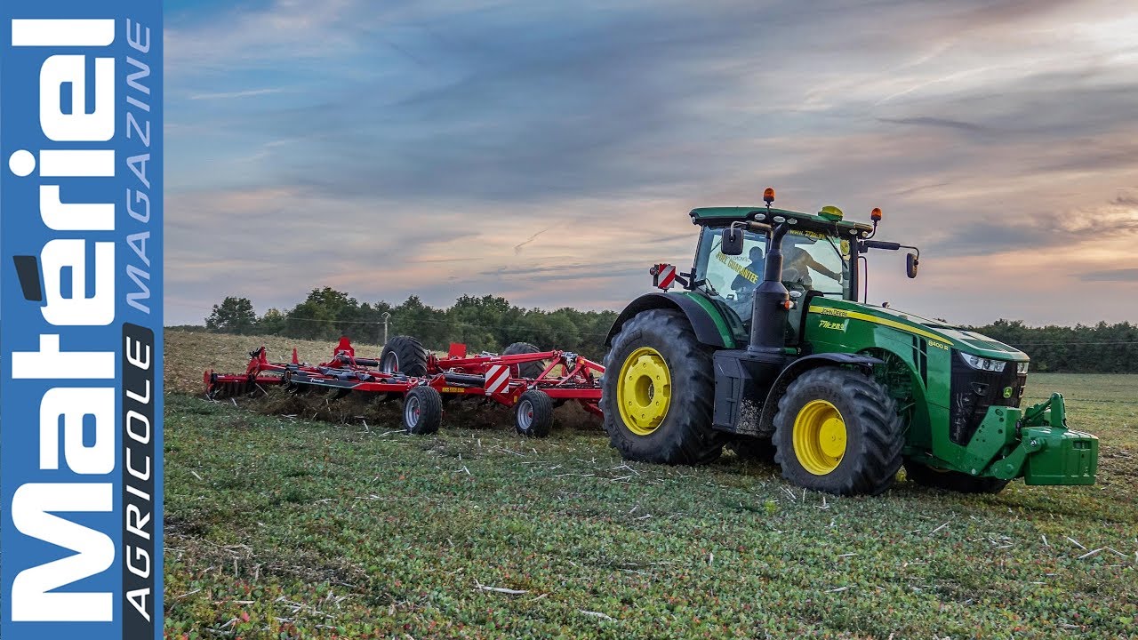 Test drive du John Deere 8400R by Matériel Agricole