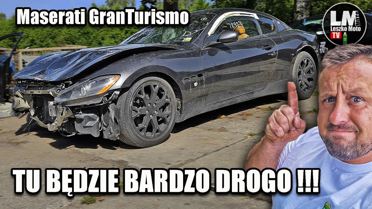 Muszę naprawić rozbite Maserati GranTurismo 4.2 V8 405KM