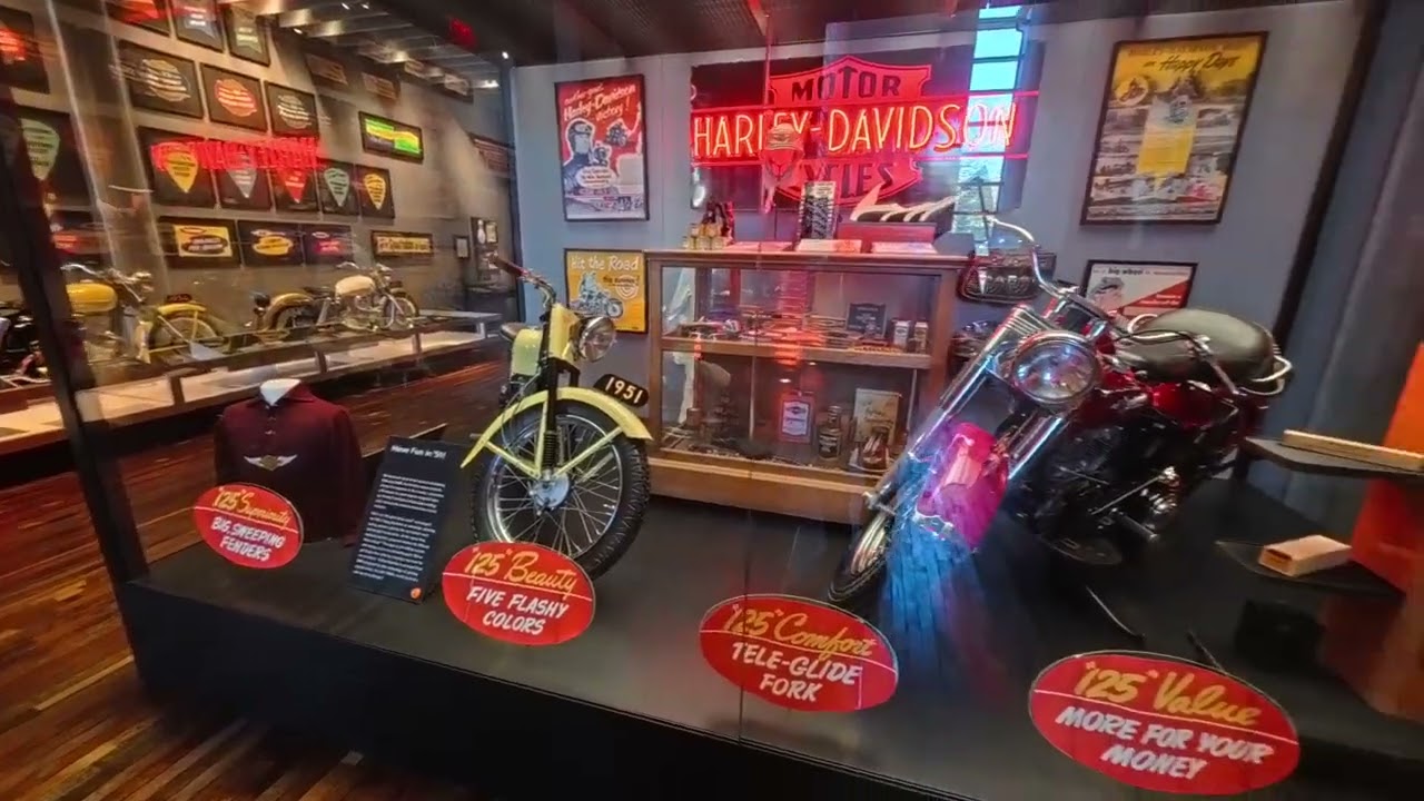 A walkthrough the Harley Davidson Museum 
