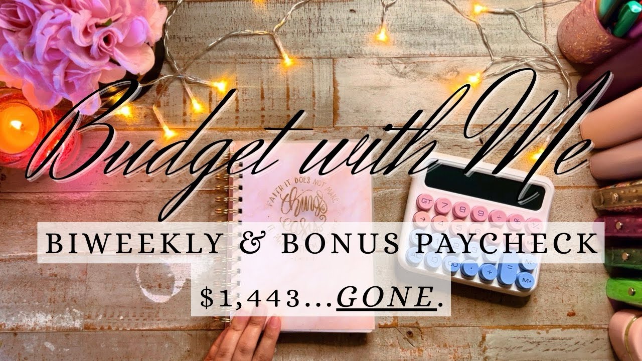 My $1,443 Bonus Is Gone… | Cozy Budget & Girl Talk ♡