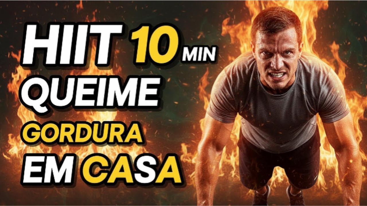 TRANSFORMADOR: TREINO HIIT EM CASA de 10 Minutos que DERRETE GORDURA! FAÇA AGORA