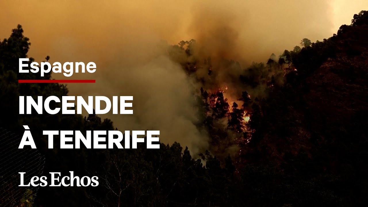 En Espagne, des feux « hors de contrôle » sur l’île de Tenerife