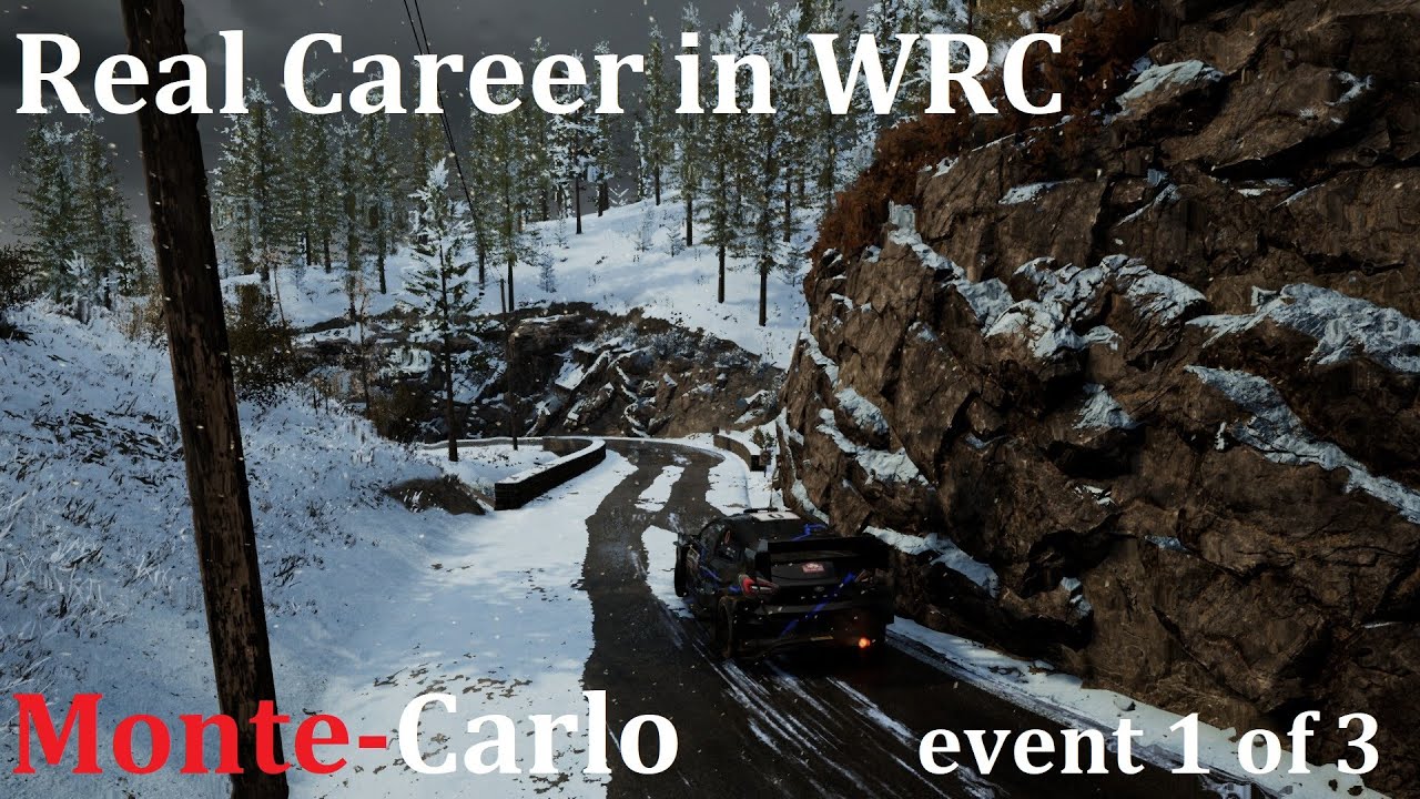 EA WRC | club Real Career in WRC | Rallye Monte-Carlo | Event 1 of 3