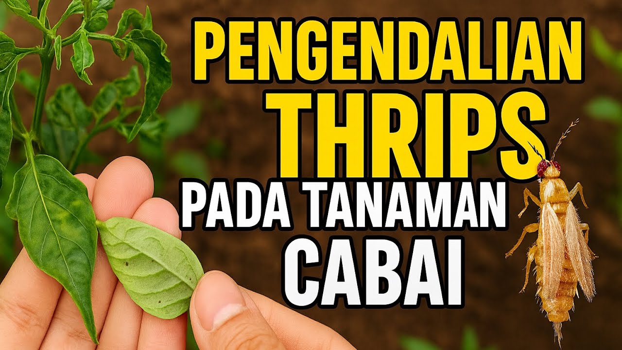 Pengendalian Thrips pada Cabai | Ciri Serangan, Penyebab, dan Cara Mengatasinya