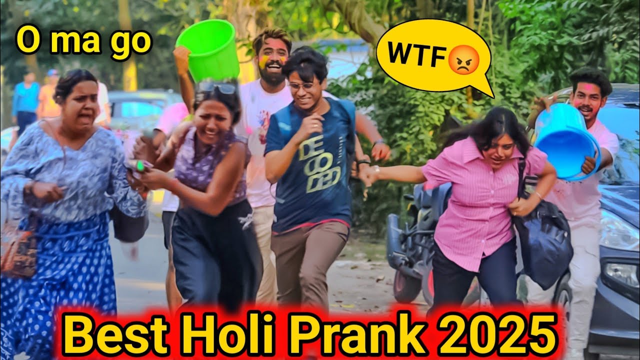 Best Holi Prank on Cute Girls 😳 Holi Special Prank 2025