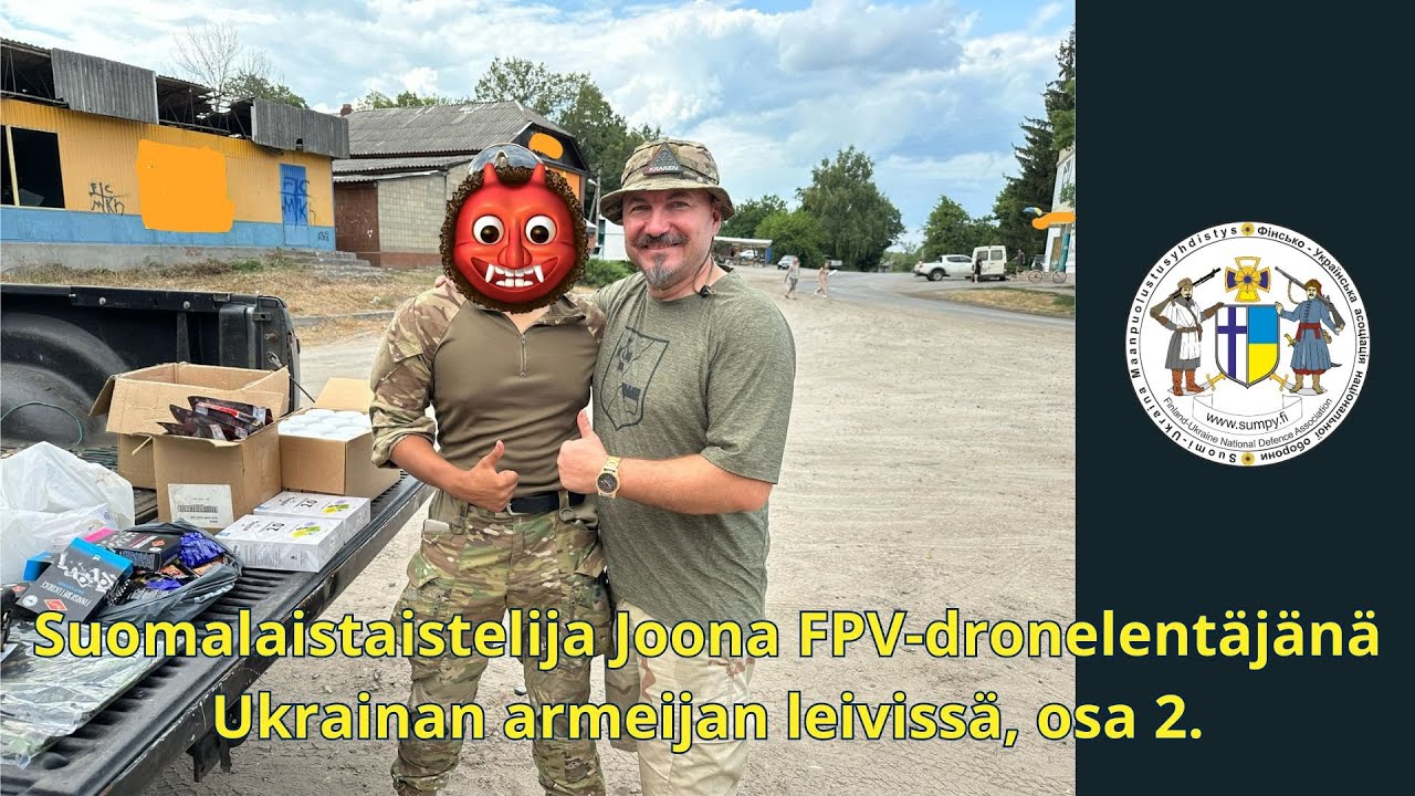 Финский пилот беспилотникa «JOONA» в рядах украинской армии, часть 2.