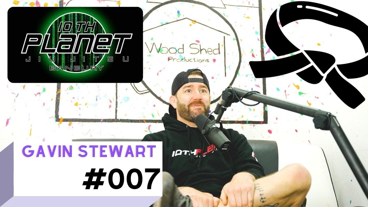 10th Planet Jiu Jitsu BLACK BELT - Gavin Stewart #007 TheWSP