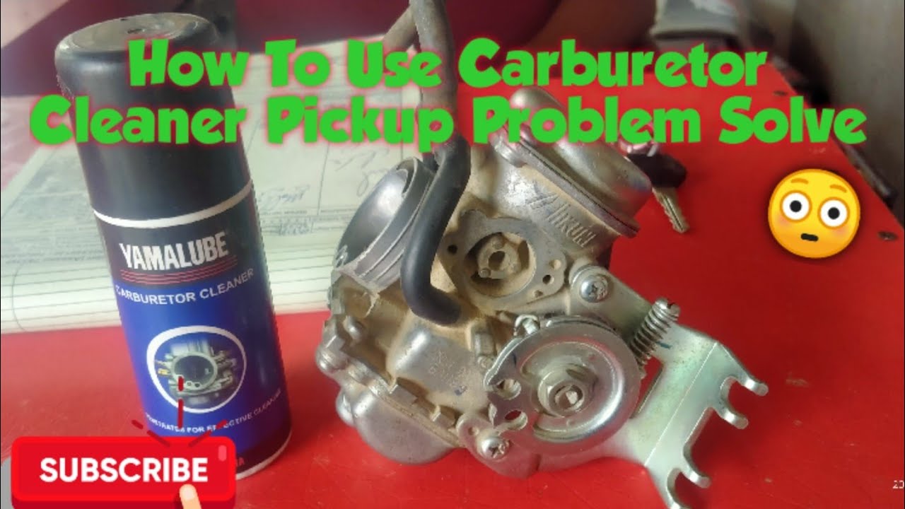 Yamaha Ray zr Pickup Problem Solve  How To Use Carburetor Cleaner