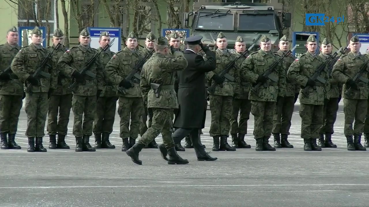 Przysięga wojskowa w CSSP w Koszalinie