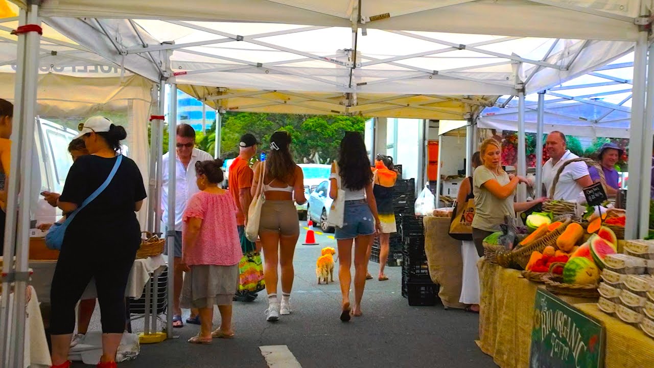 4K WALKING TOUR | HOTA Markets | GOLD COAST, AUSTRALIA.