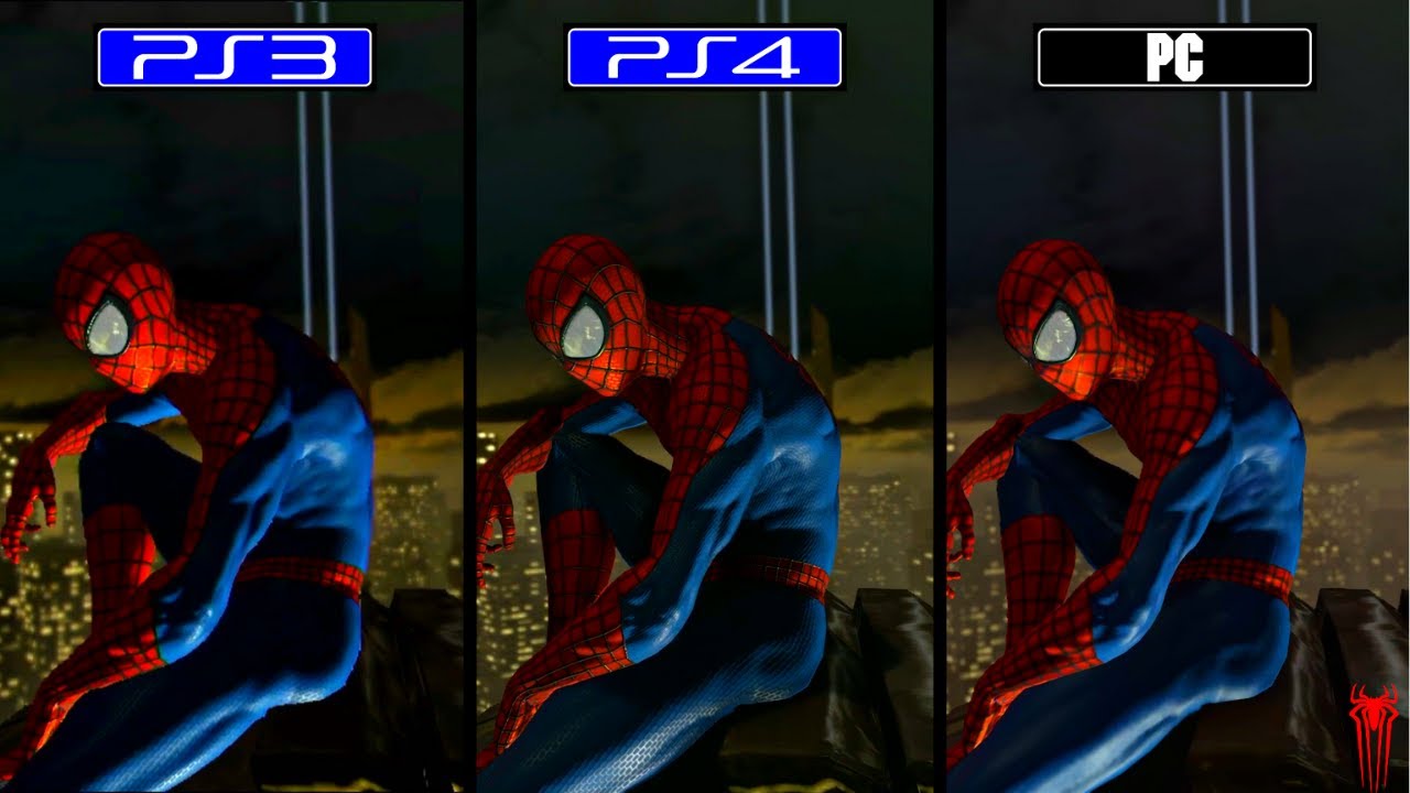 The Amazing Spider-Man 2 [PS3 vs PS4 vs ПК] Сравнение графики
