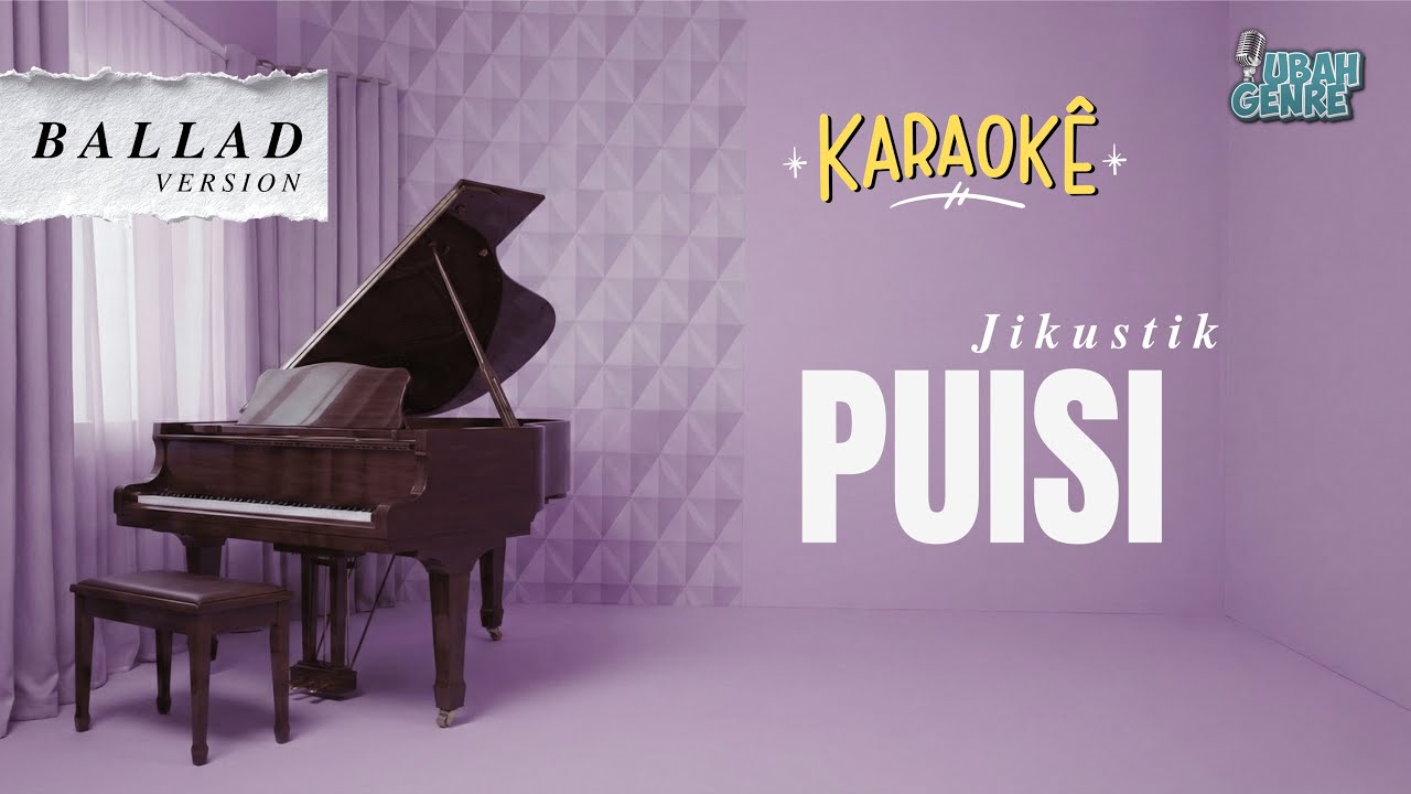 JIKUSTIK - PUISI (Karaoke Ballad) | Karaoke HD