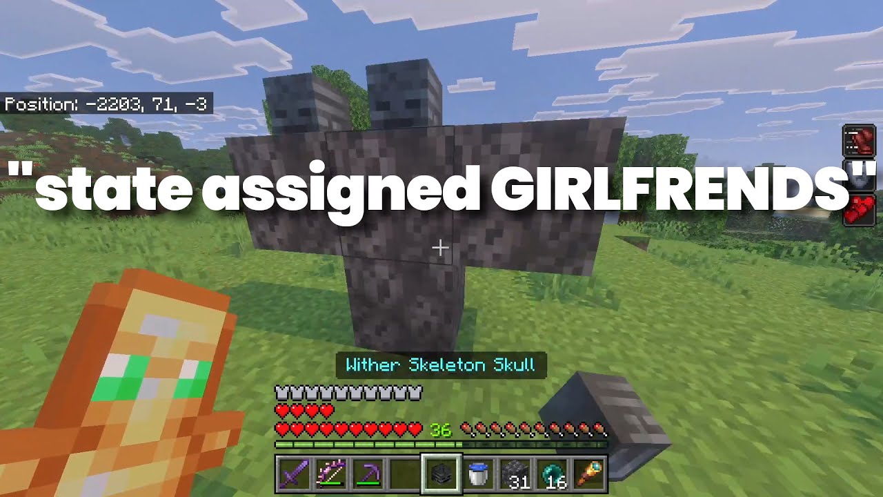 reading cringe incel reddit stories and fighting the wither on minecraft