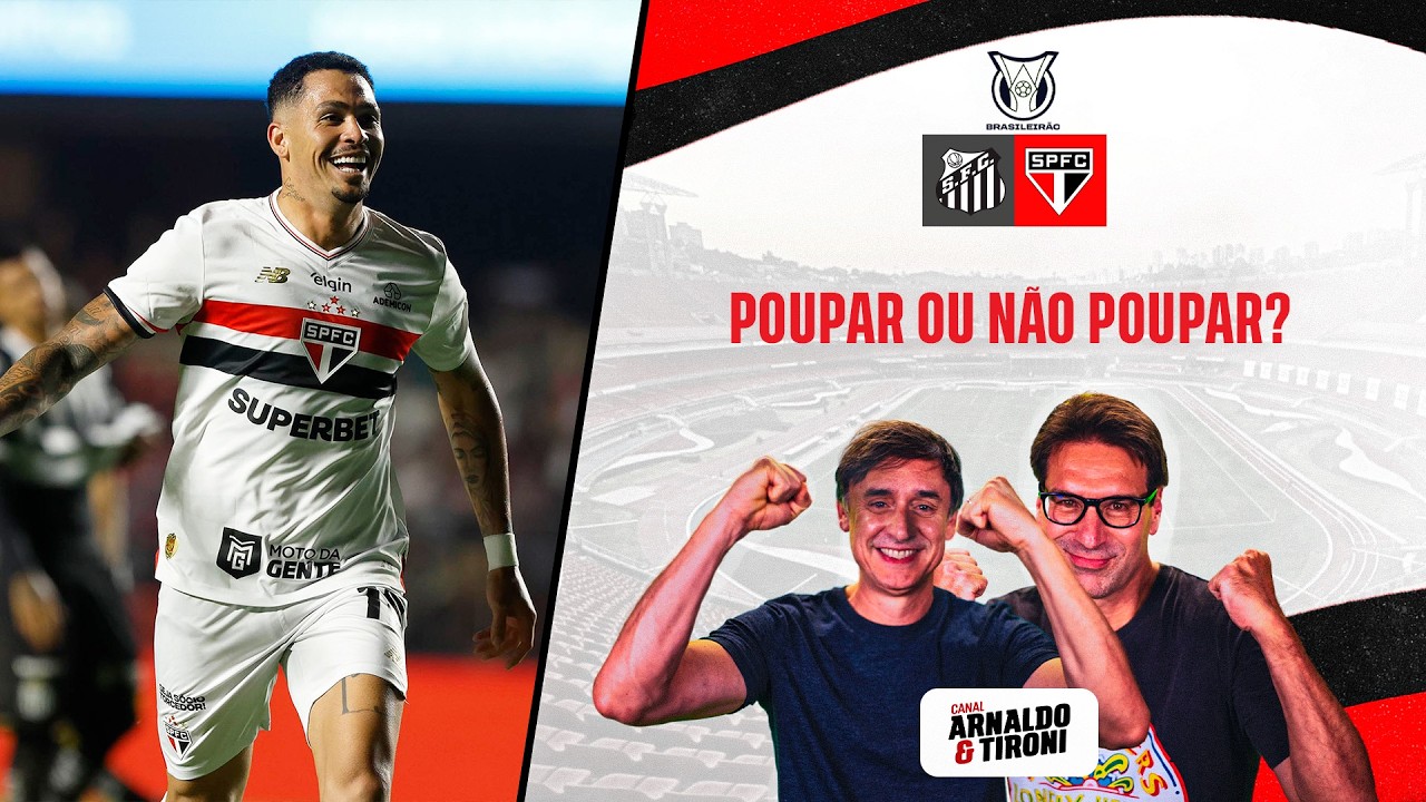 ELENCO DO SÃO PAULO VIAJA COMPLETO PRA ENCARAR SANTOS. E LUCIANO, VAI RENOVAR?